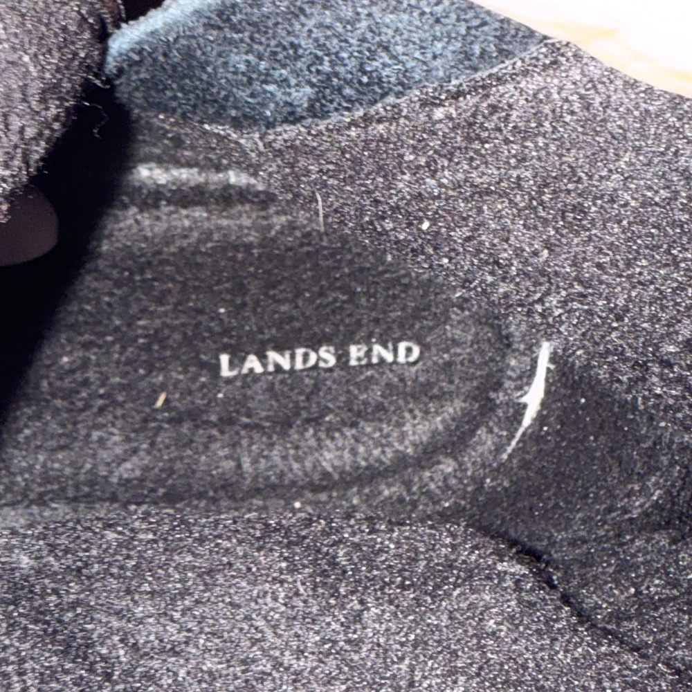 Lands End Womens All Weather Suede and Quilted Black Boots Size 9.5 - Picture 9 of 12